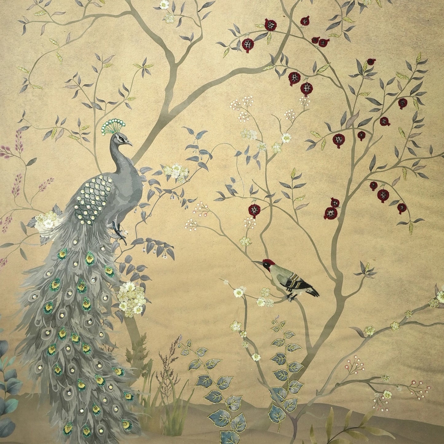 Chinoiserie Peacock