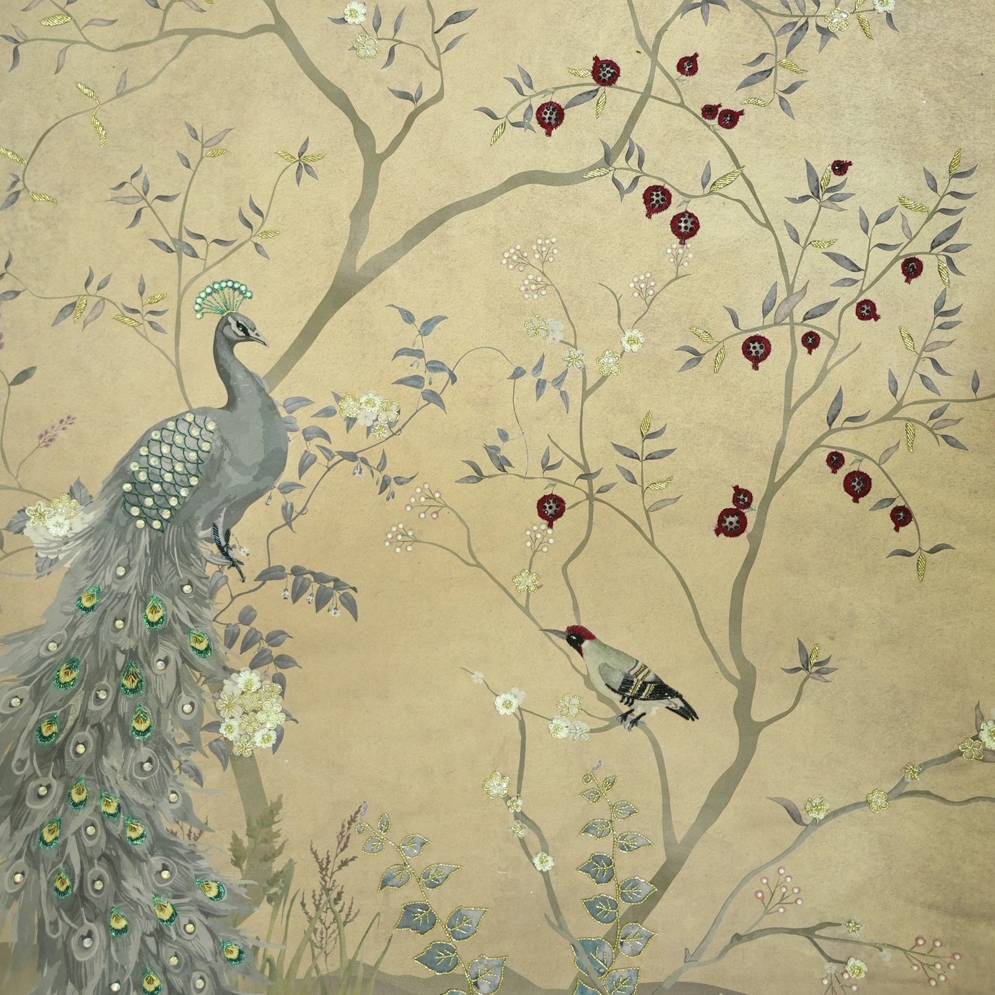 Chinoiserie Peacock