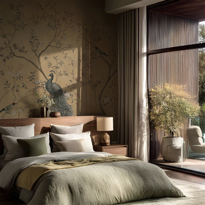 Chinoiserie Peacock